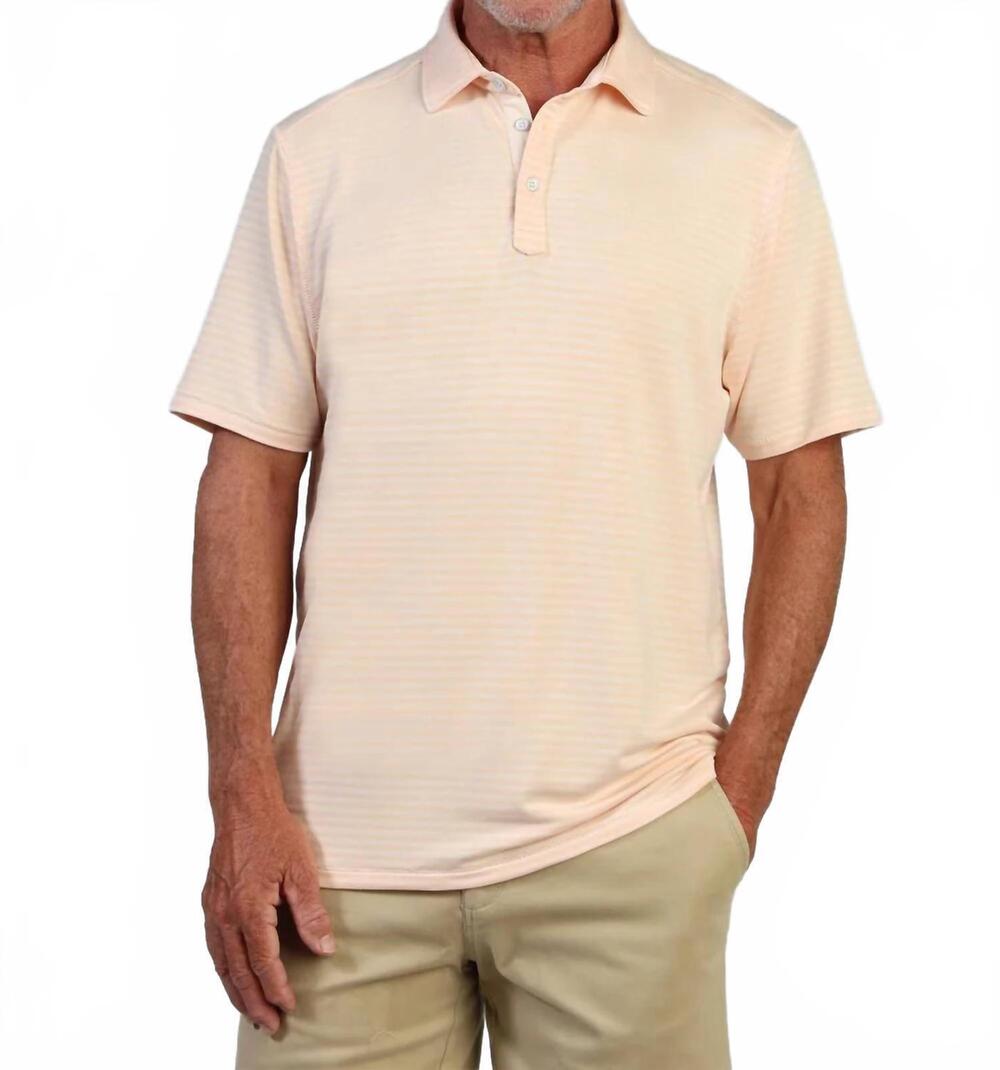 NEW TRUE GRIT signature tailgate polo shirt in orange